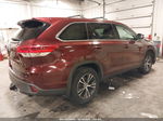 2019 Toyota Highlander Le Maroon vin: 5TDBZRFH0KS964324