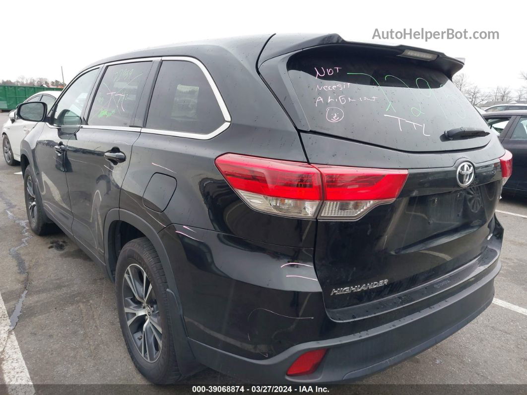 2019 Toyota Highlander Le Black vin: 5TDBZRFH0KS976666