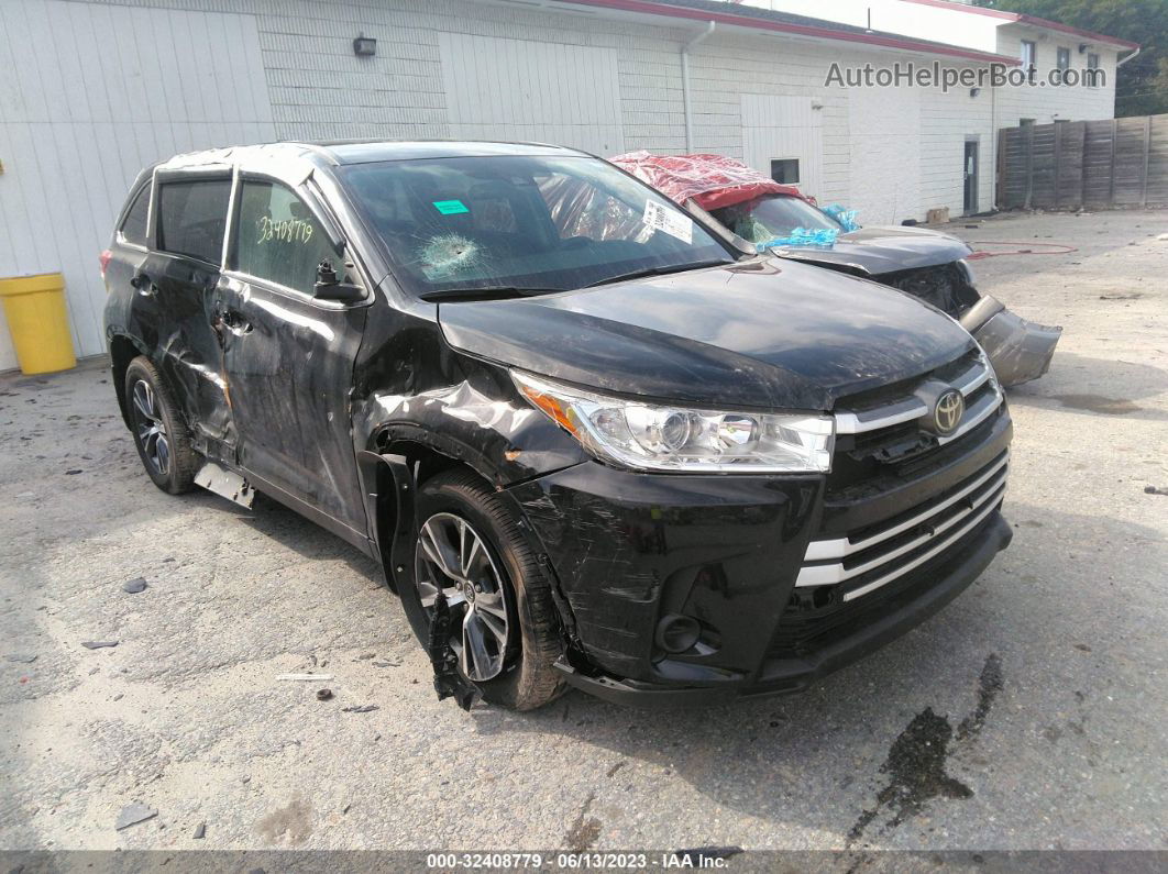 2019 Toyota Highlander Le Black vin: 5TDBZRFH4KS718599