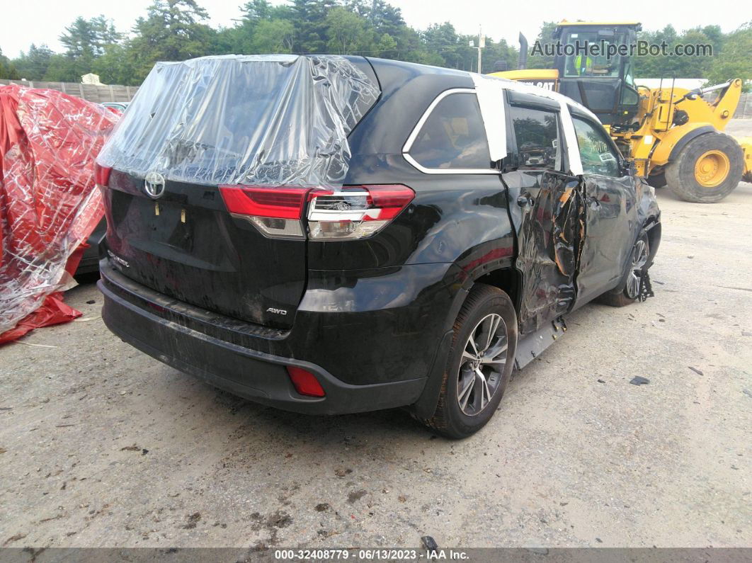 2019 Toyota Highlander Le Black vin: 5TDBZRFH4KS718599