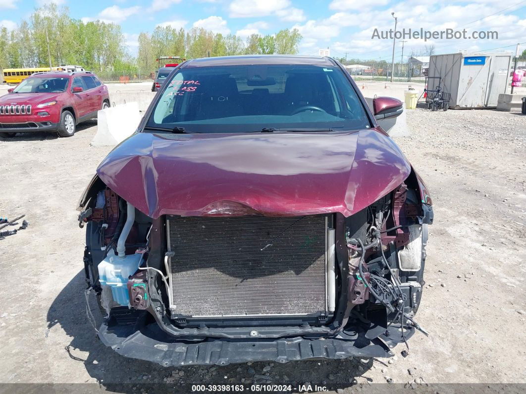 2019 Toyota Highlander Le Maroon vin: 5TDBZRFH7KS963106