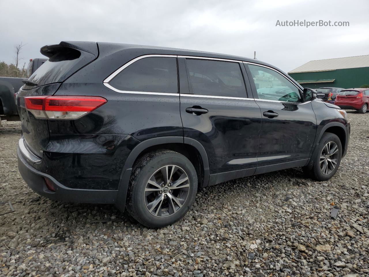 2019 Toyota Highlander Le Черный vin: 5TDBZRFH9KS930706