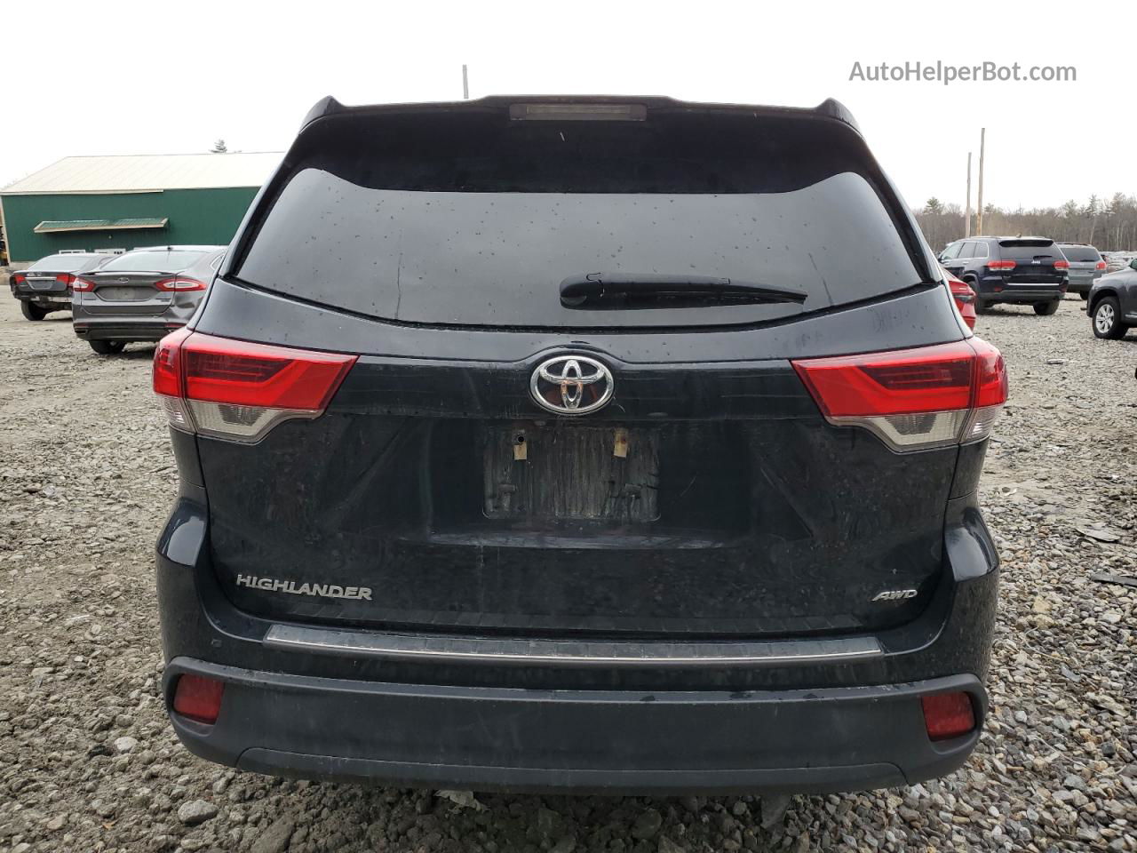 2019 Toyota Highlander Le Black vin: 5TDBZRFH9KS930706