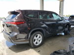 2021 Toyota Highlander L Black vin: 5TDCZRAH1MS065101