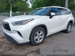 2021 Toyota Highlander L White vin: 5TDCZRAH2MS069965