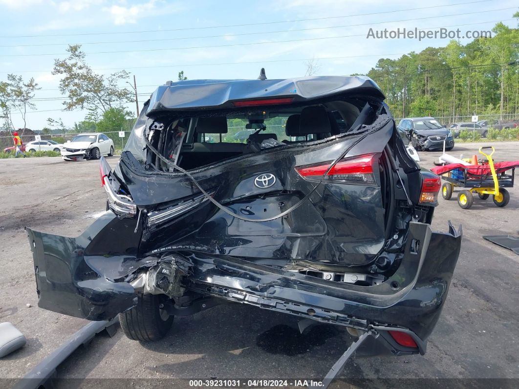 2021 Toyota Highlander L Black vin: 5TDCZRAH2MS085440