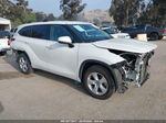 2021 Toyota Highlander L White vin: 5TDCZRAH6MS527085