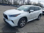 2021 Toyota Highlander L White vin: 5TDCZRAH9MS064553