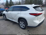 2021 Toyota Highlander L White vin: 5TDCZRAH9MS064553