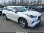 2021 Toyota Highlander L White vin: 5TDCZRAH9MS064553