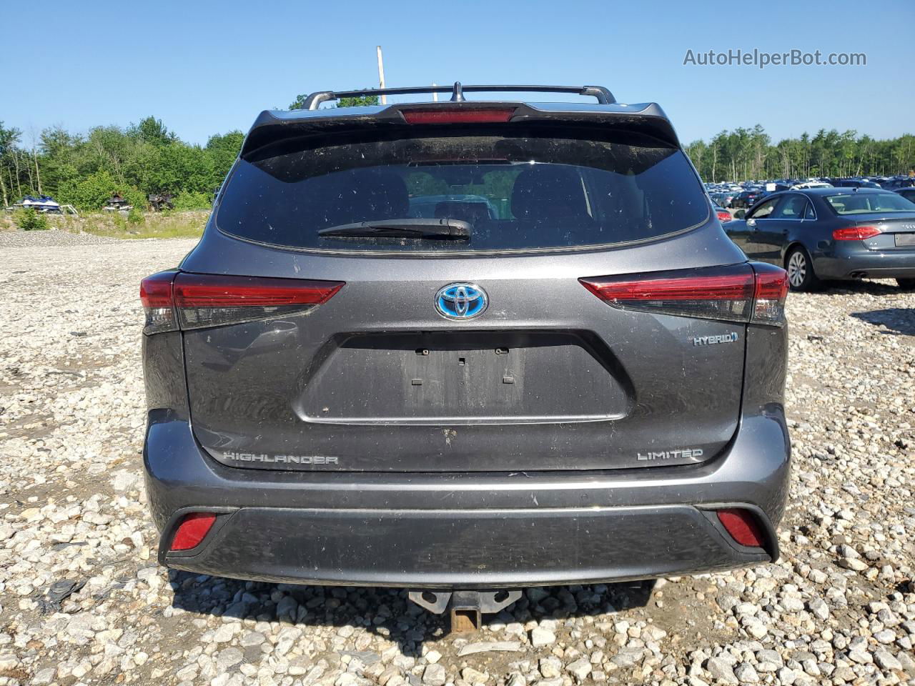 2021 Toyota Highlander Hybrid Limited Gray vin: 5TDDBRCH7MS536741