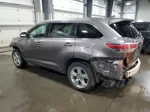 2016 Toyota Highlander Hybrid Limited Gray vin: 5TDDCRFH5GS018091