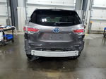 2016 Toyota Highlander Hybrid Limited Gray vin: 5TDDCRFH5GS018091