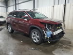 2016 Toyota Highlander Hybrid Limited Burgundy vin: 5TDDCRFH8GS017775