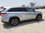 2019 Toyota Highlander Hybrid Limited Silver vin: 5TDDGRFH6KS053008