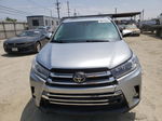 2019 Toyota Highlander Hybrid Limited Silver vin: 5TDDGRFH6KS053008