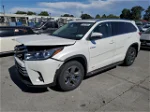 2019 Toyota Highlander Hybrid Limited White vin: 5TDDGRFH6KS058645