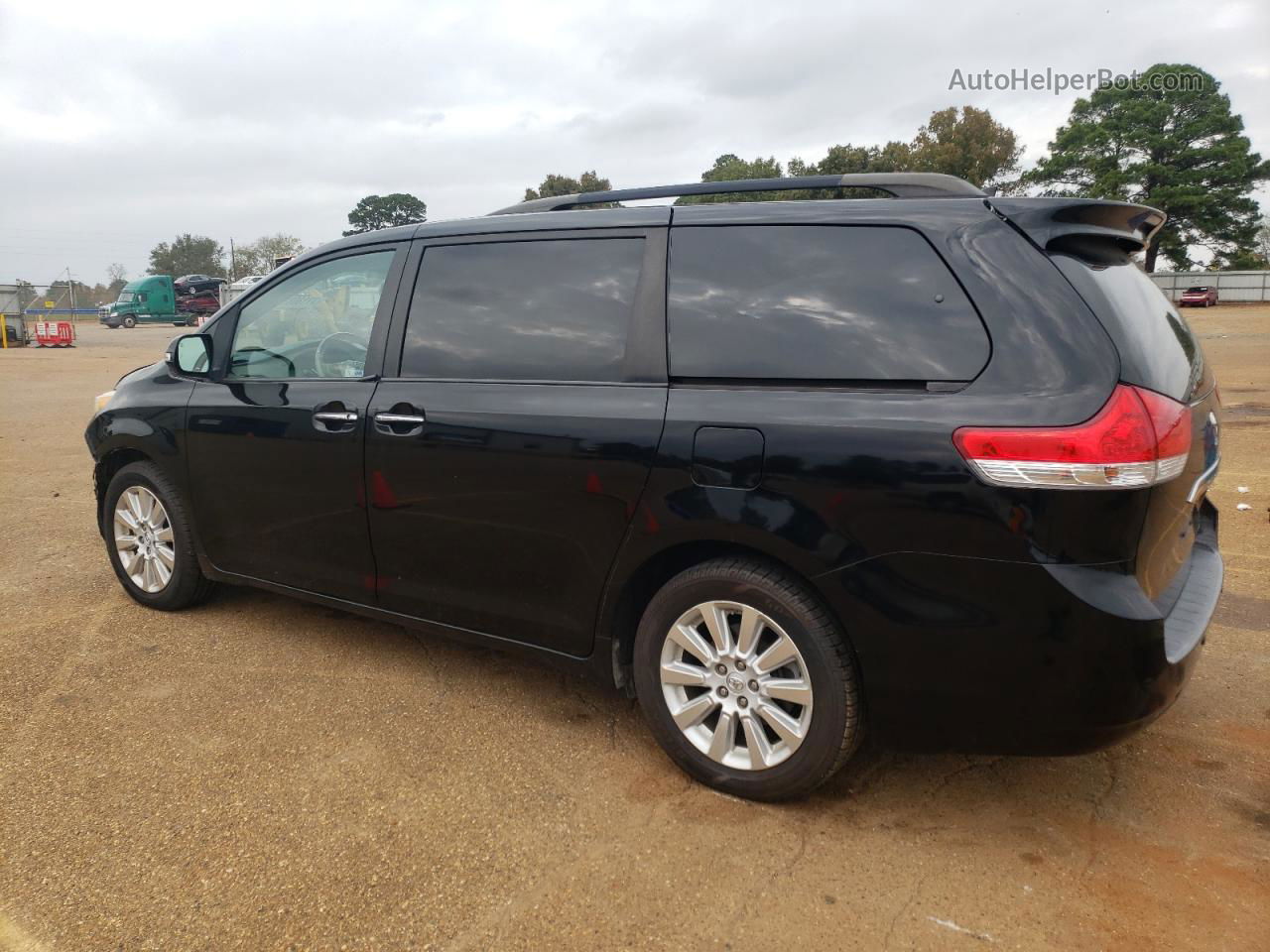 2014 Toyota Sienna Xle Черный vin: 5TDDK3DC0ES076162