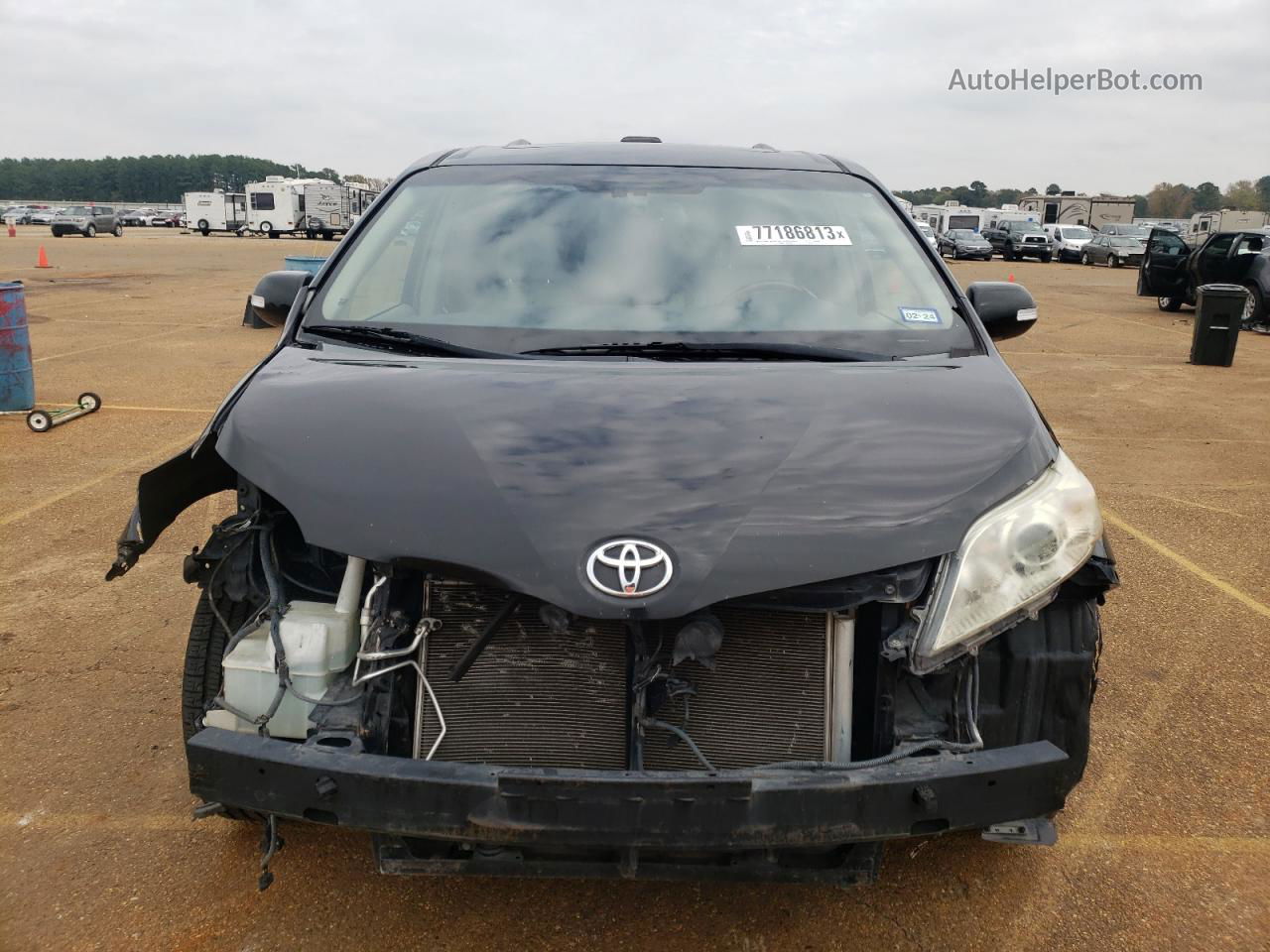 2014 Toyota Sienna Xle Black vin: 5TDDK3DC0ES076162