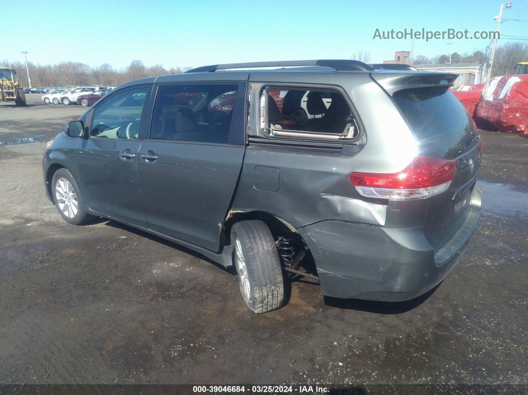 2014 Toyota Sienna Xle 7 Passenger Green vin: 5TDDK3DC1ES079104