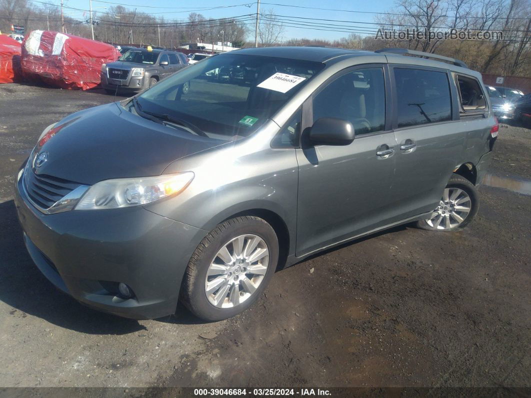 2014 Toyota Sienna Xle 7 Passenger Зеленый vin: 5TDDK3DC1ES079104