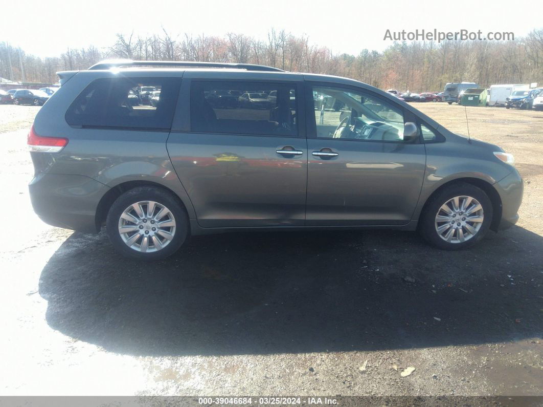 2014 Toyota Sienna Xle 7 Passenger Green vin: 5TDDK3DC1ES079104