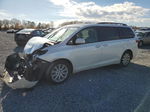 2015 Toyota Sienna Xle White vin: 5TDDK3DC3FS097637