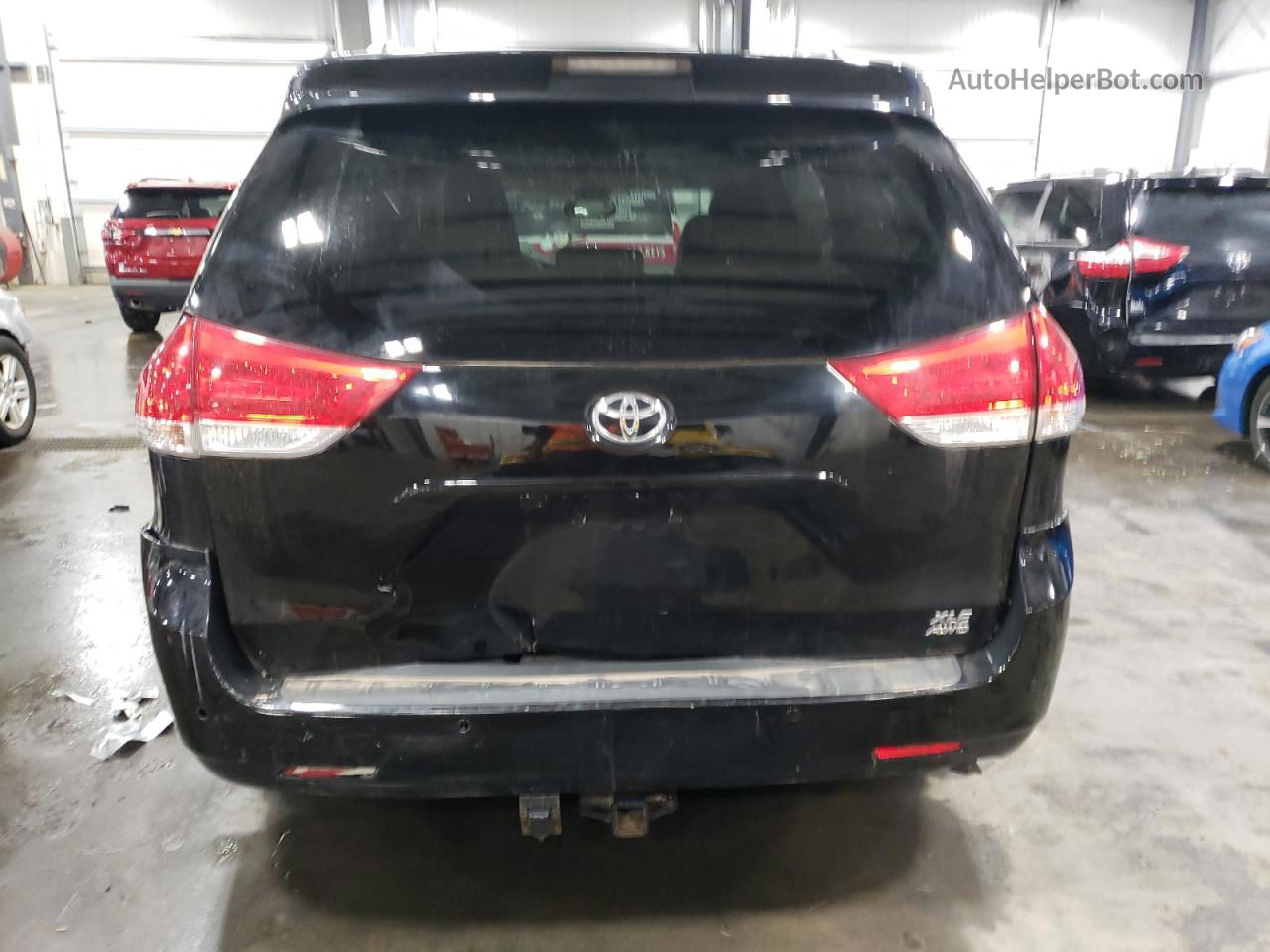 2014 Toyota Sienna Xle Black vin: 5TDDK3DC4ES079484