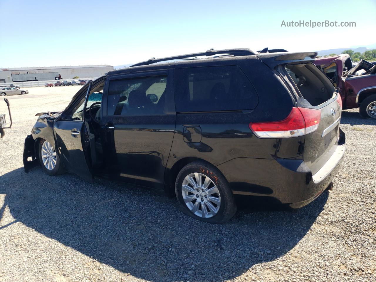 2014 Toyota Sienna Xle Black vin: 5TDDK3DC5ES091367