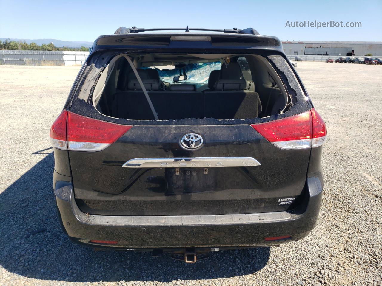 2014 Toyota Sienna Xle Black vin: 5TDDK3DC5ES091367