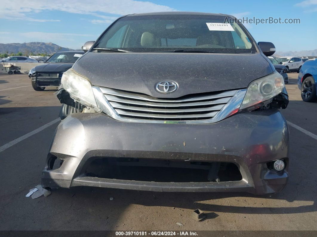 2014 Toyota Sienna Limited 7 Passenger Gray vin: 5TDDK3DC6ES076330