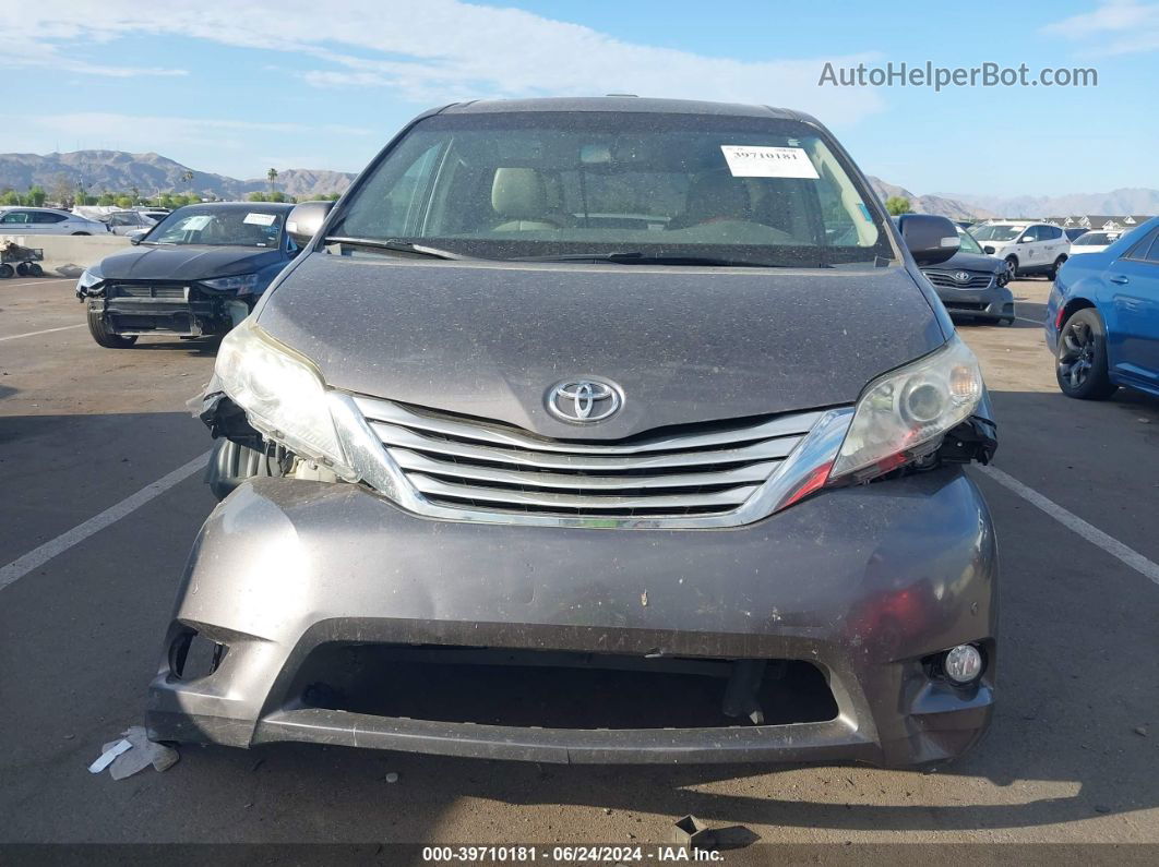 2014 Toyota Sienna Limited 7 Passenger Gray vin: 5TDDK3DC6ES076330