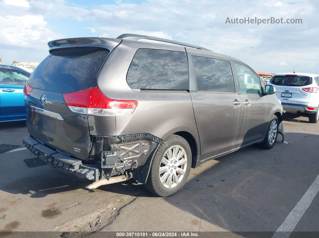 2014 Toyota Sienna Limited 7 Passenger Gray vin: 5TDDK3DC6ES076330