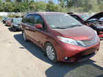 2015 Toyota Sienna Xle Red vin: 5TDDK3DC6FS094814