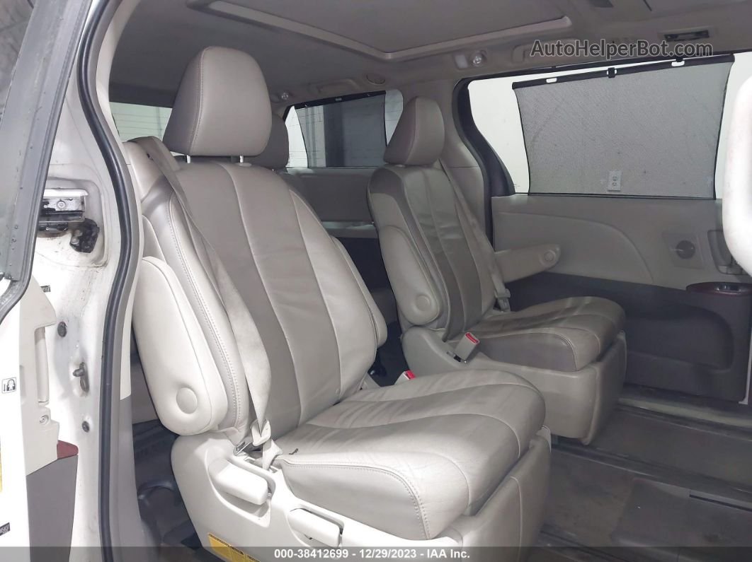 2014 Toyota Sienna Limited 7 Passenger White vin: 5TDDK3DC8ES085837