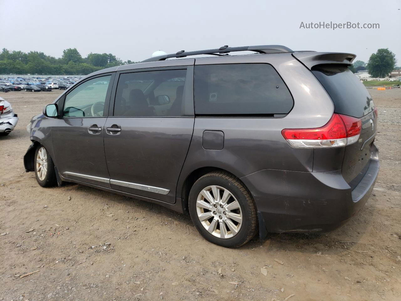 2014 Toyota Sienna Xle Gray vin: 5TDDK3DC8ES088463