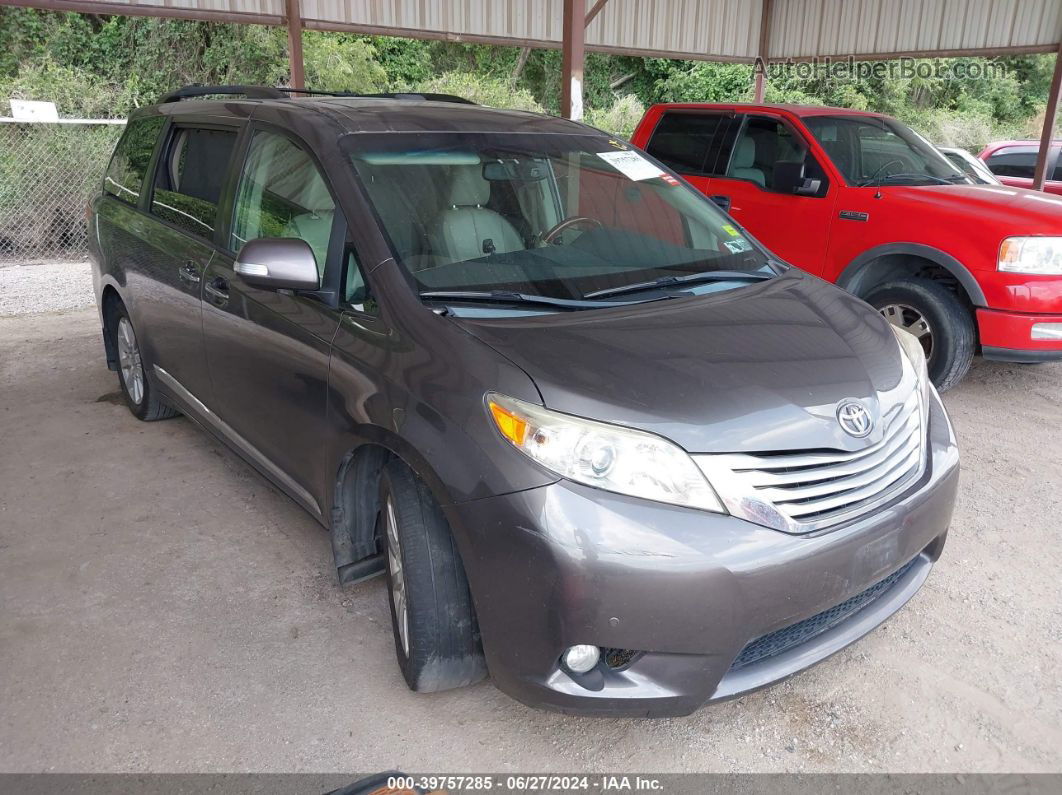 2014 Toyota Sienna Limited 7 Passenger Gray vin: 5TDDK3DC9ES094059