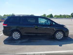 2014 Toyota Sienna Xle 7 Passenger Black vin: 5TDDK3DCXES074192