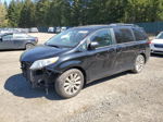 2014 Toyota Sienna Xle Черный vin: 5TDDK3DCXES078355