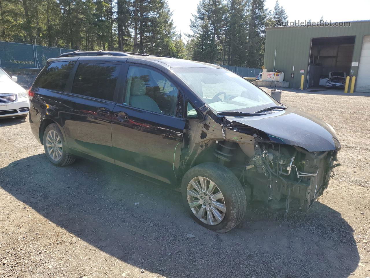 2014 Toyota Sienna Xle Black vin: 5TDDK3DCXES078355