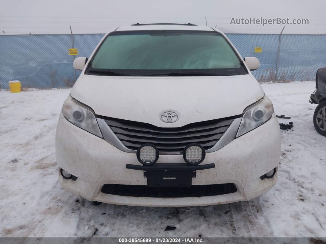 2014 Toyota Sienna Xle 7 Passenger White vin: 5TDDK3DCXES078579