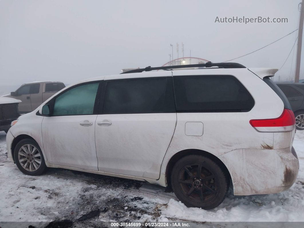 2014 Toyota Sienna Xle 7 Passenger White vin: 5TDDK3DCXES078579