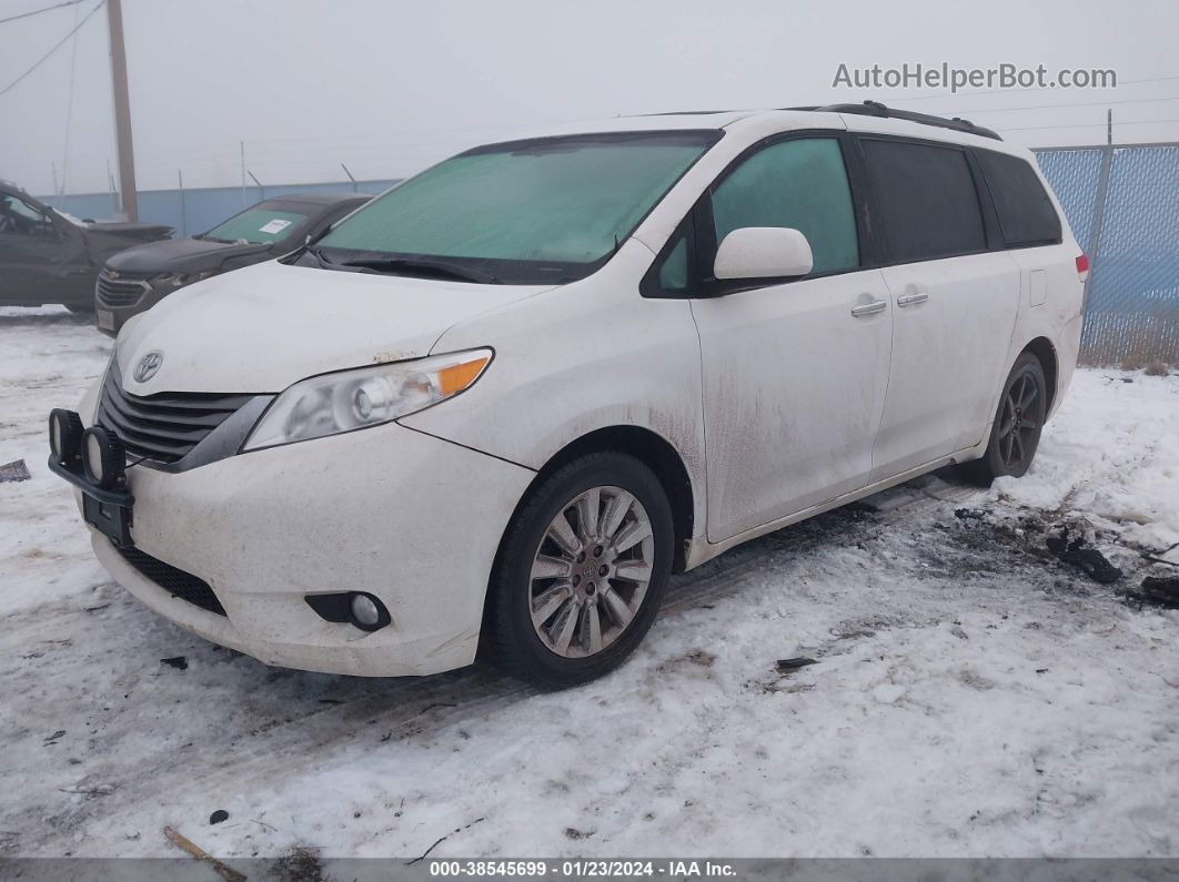 2014 Toyota Sienna Xle 7 Passenger White vin: 5TDDK3DCXES078579