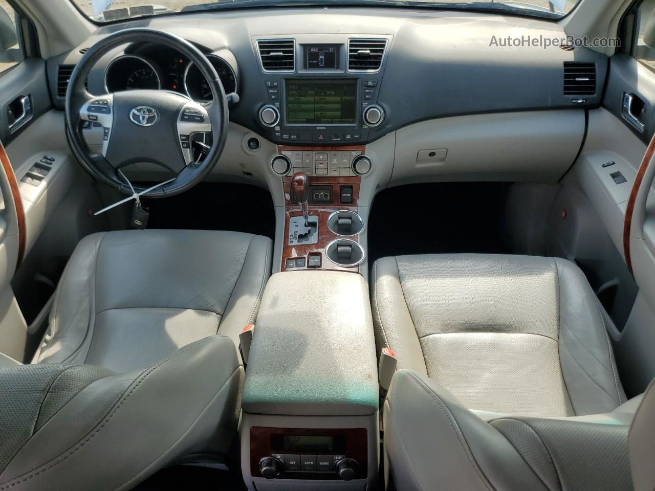 2011 Toyota Highlander Limited Серебряный vin: 5TDDK3EH1BS067525