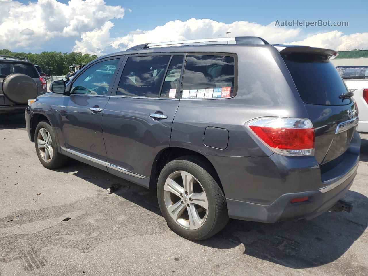 2011 Toyota Highlander Limited Gray vin: 5TDDK3EH1BS076287