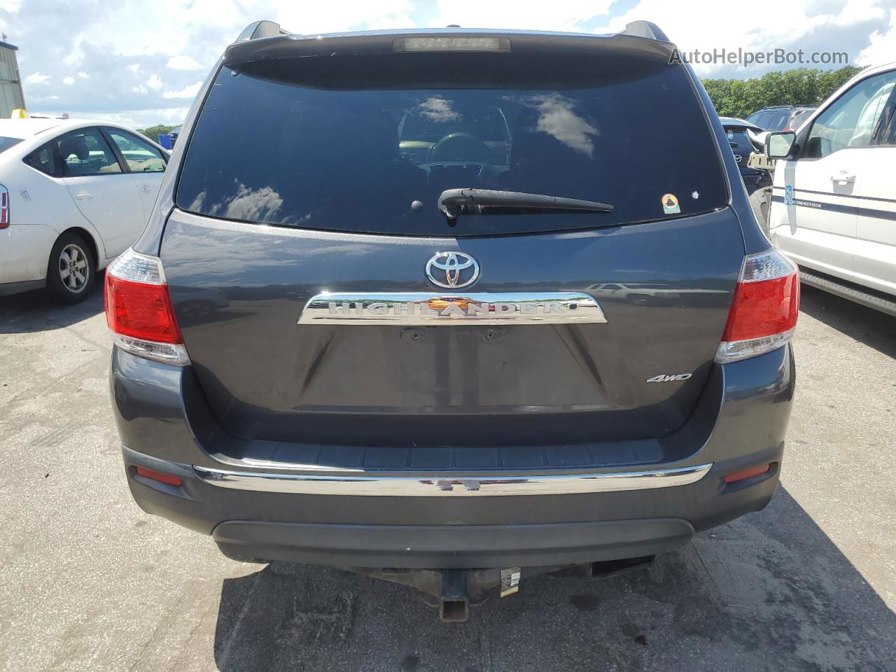 2011 Toyota Highlander Limited Gray vin: 5TDDK3EH1BS076287