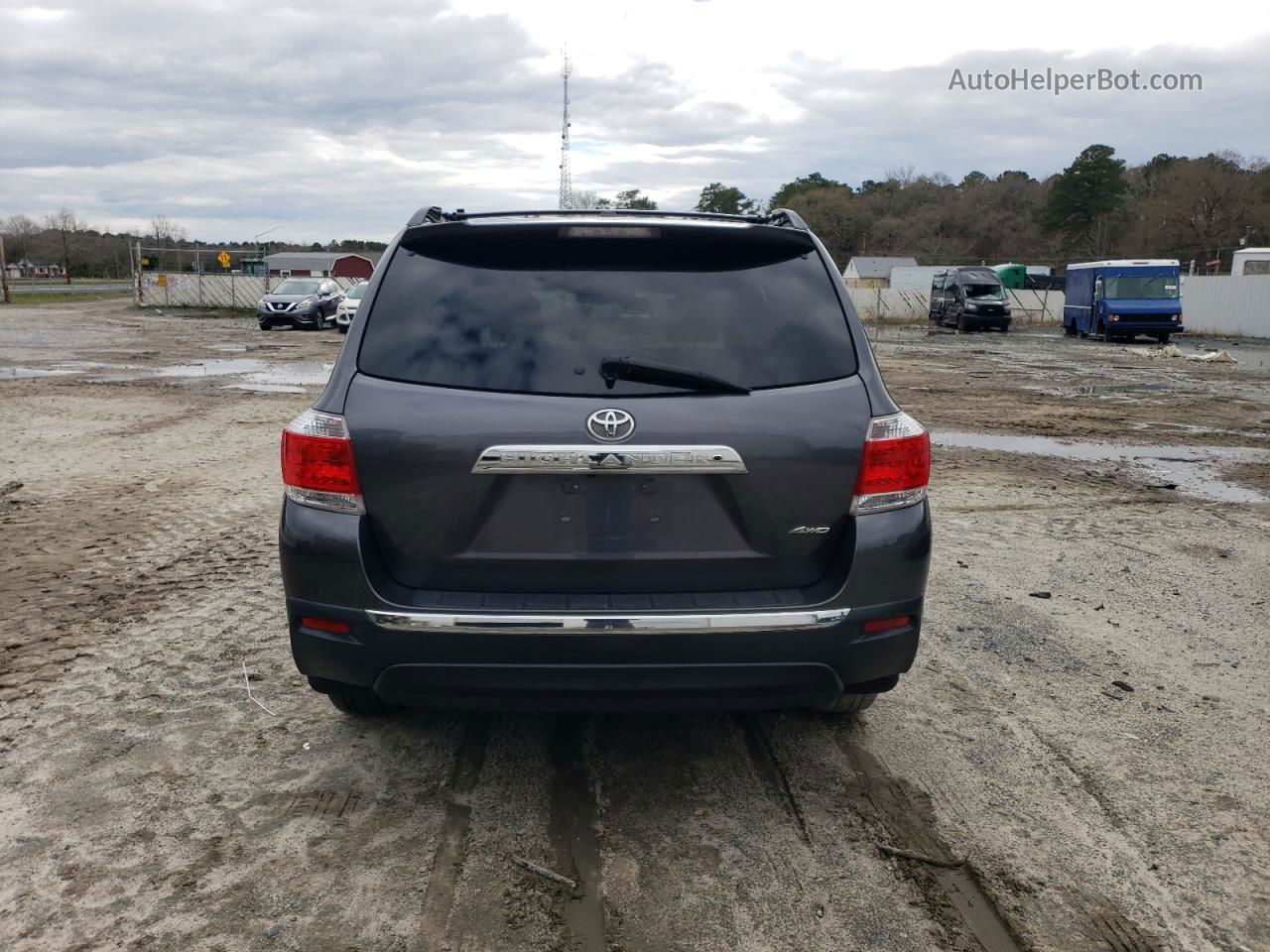 2011 Toyota Highlander Limited Серый vin: 5TDDK3EH2BS091753