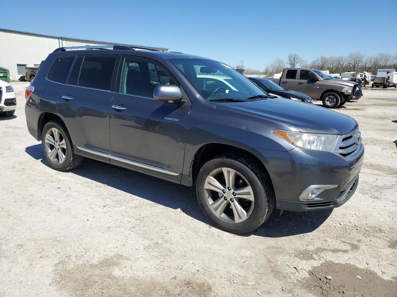 2011 Toyota Highlander Limited Gray vin: 5TDDK3EH3BS052072