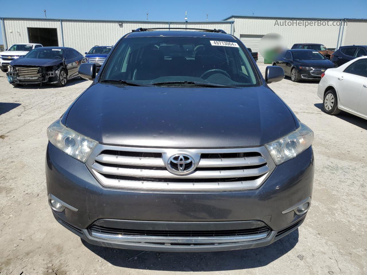 2011 Toyota Highlander Limited Gray vin: 5TDDK3EH3BS052072