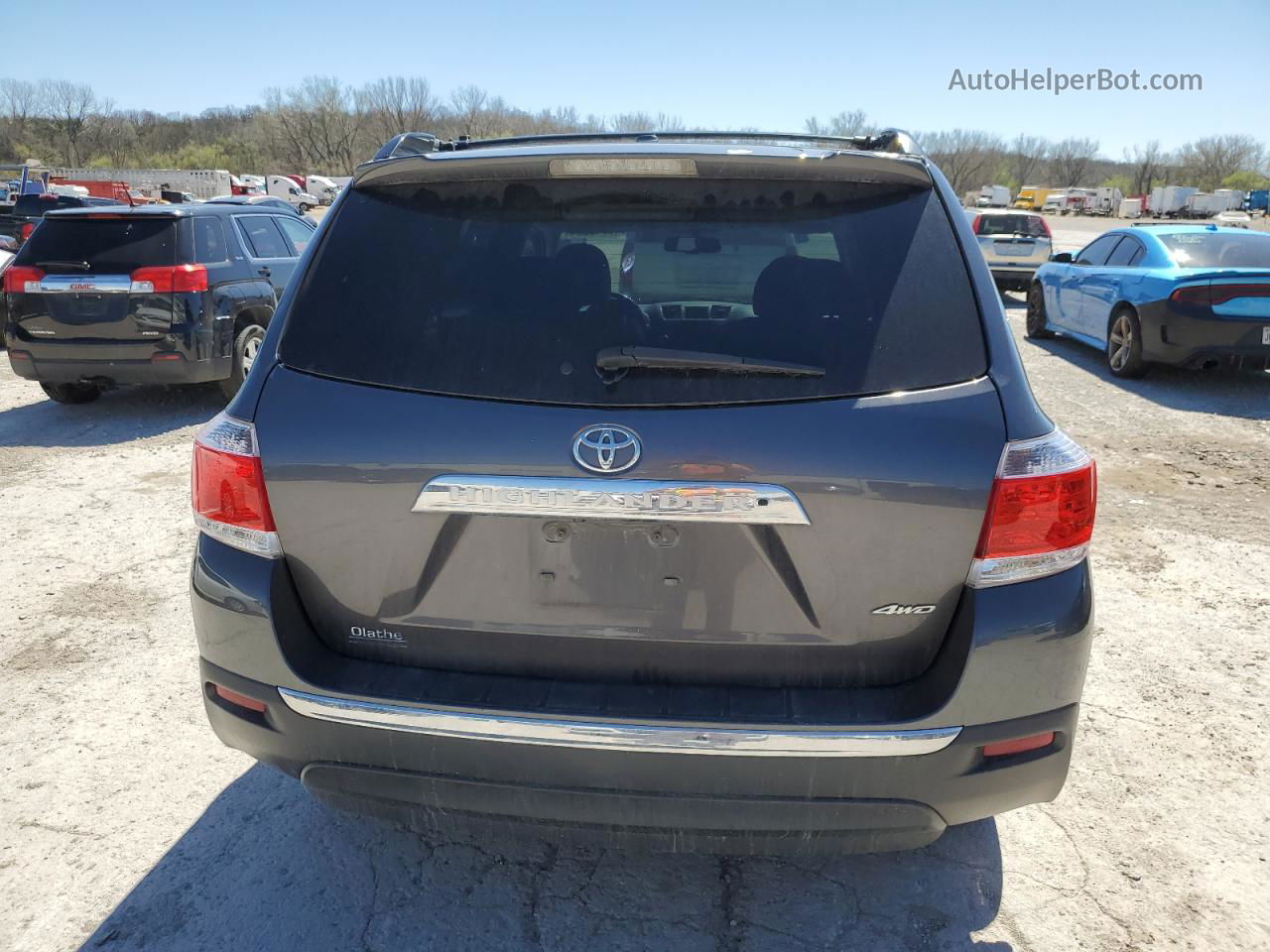 2011 Toyota Highlander Limited Gray vin: 5TDDK3EH3BS052072